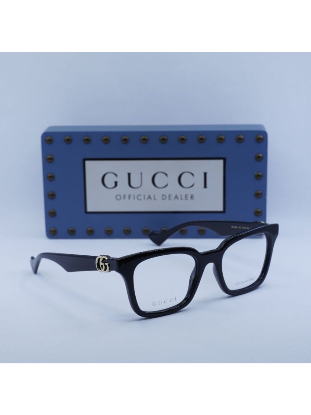 Gucci GG1728O 001 Square Eyeglasses 51mm - Black - Picture 11 of 12
